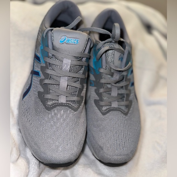 ASICS Men's GT-1000 12 Running Shoes - Piedmont Grey/Indigo Blue - Picture 10 of 16